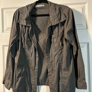 Maurices Green Button Down Shirt